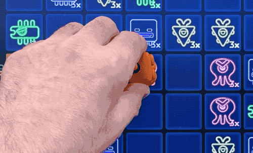 Touch and release interaction