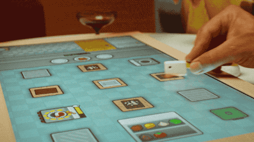 Piece interaction example