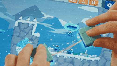 Reaction Piece in use